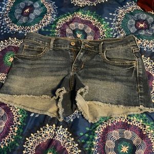Cut-Off Denim Shorts